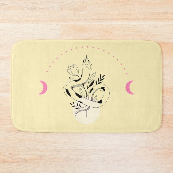 Item preview, Cute snake art - pink and yellow designed and sold by synthesizer.