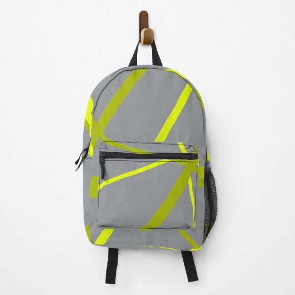 Item preview, Chaotic Yellow Lines Stripe Pattern Retro Style designed and sold by taiche.