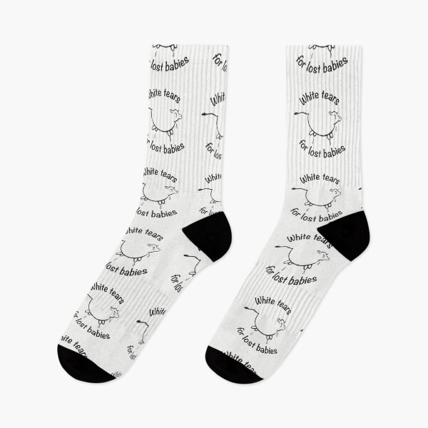 Item preview, White Tears for Lost Babies. Vegan Cow Weeps designed and sold by Russell Kightley.