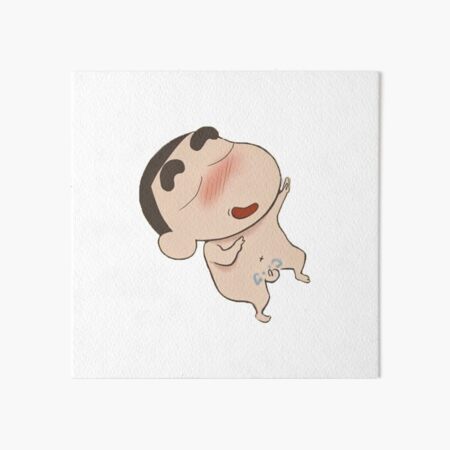 crayon shin chan bum | Art Board Print