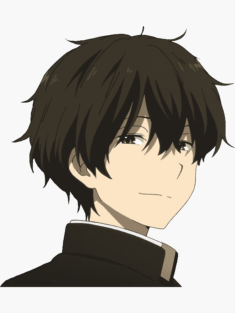 "Oreki Houtarou" Sticker by PeachyGummies | Redbubble