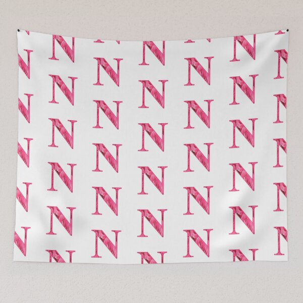 Item preview,   Alphabet Monogram Pink Roses-Letter N designed and sold by loveoceanair.