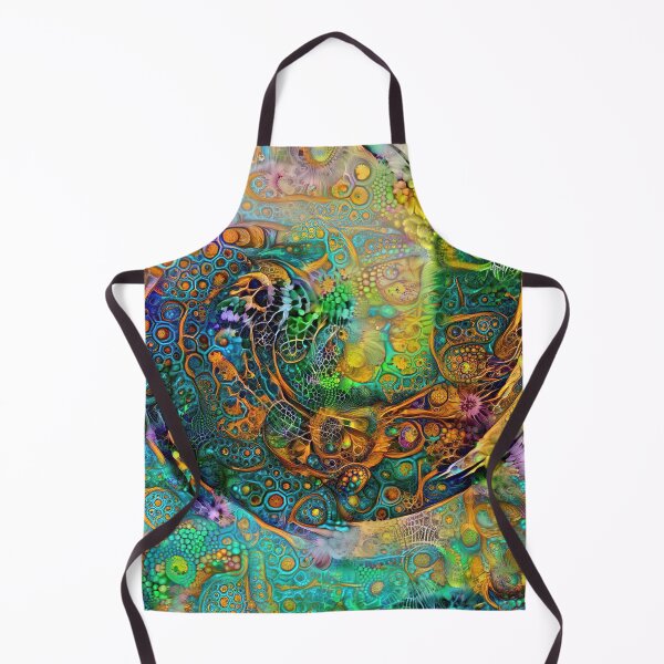 Item preview, Deepdream floral fractalize space abstraction designed and sold by blackhalt.