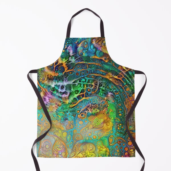 Item preview, Deepdream floral fractalize space abstraction designed and sold by blackhalt.