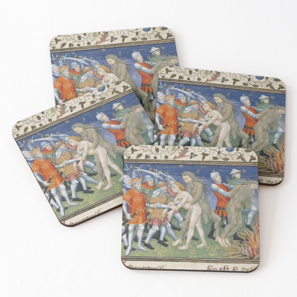 Item preview, Throwing Wildmen into the Fire Medieval  designed and sold by Organic Creeps.