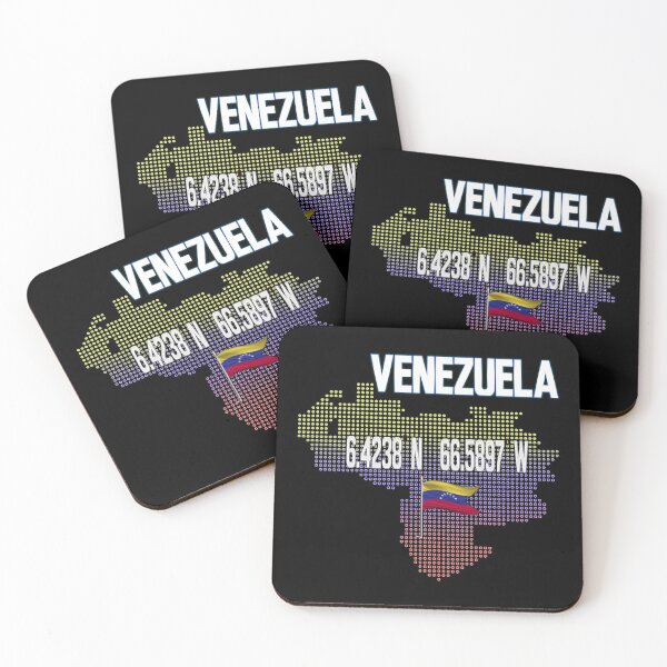 Item preview, Venezuela Map GPS Coordinate Venezuelan Gifts designed and sold by Nzgiftsandmore.