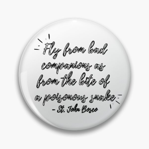 Item preview, Fly from bad companions (black hollow text) designed and sold by Grace Feucht.