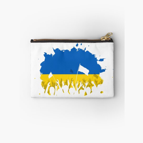 Artikelvorschau, Feierliche Menschenmenge mit ukrainischer Flagge entworfen und verkauft von Albert Buchatskyy.