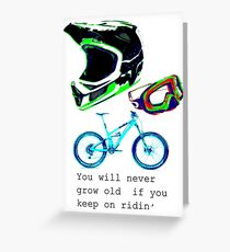 Mountain Bike Greeting Card