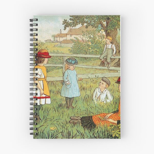 Item preview, Victorian summer, children playing in the grass designed and sold by aapshop.