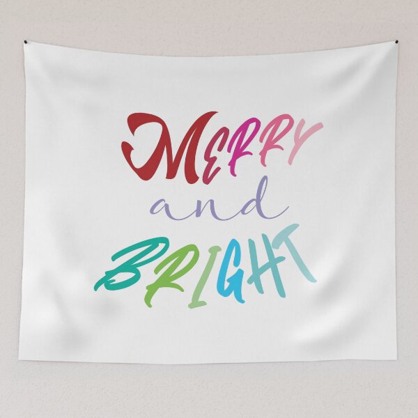 Item preview, Merry and Bright, Christmas, Women s, designed and sold by DAM Creative ⭐⭐⭐⭐⭐.