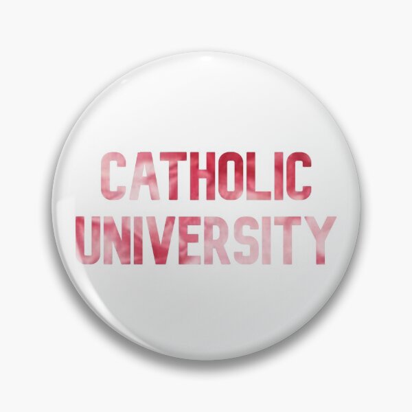 Item preview, Red w/ White Outline Trippy Catholic University of America Design designed and sold by kerryperegrine.