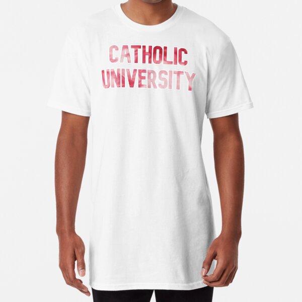 Item preview, Red w/ White Outline Trippy Catholic University of America Design designed and sold by kerryperegrine.