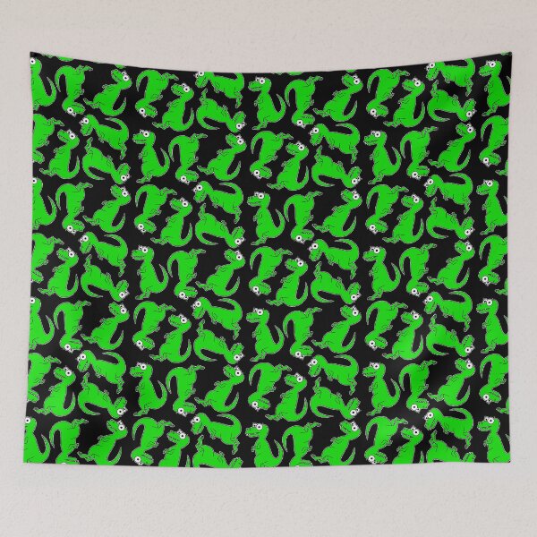Item preview, Cute T-Rex multi directional print - on black designed and sold by Adrienne Body.