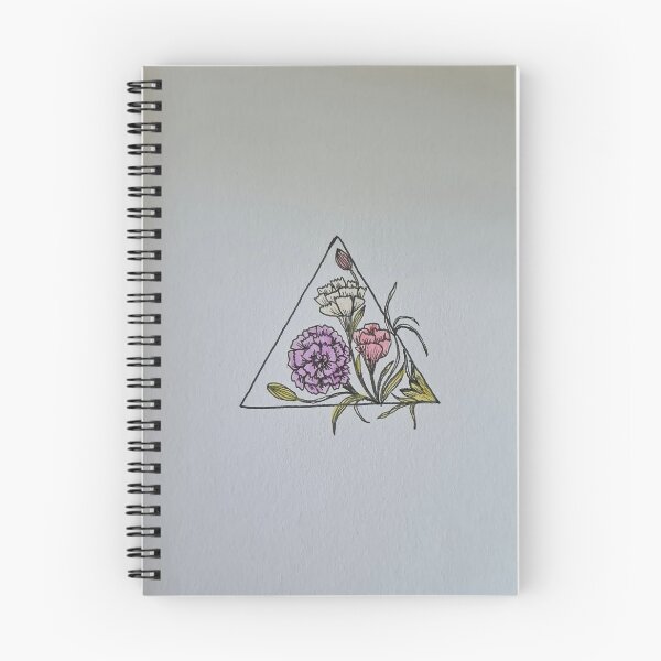 Item preview, Carnation within triangle in colour designed and sold by Fruityletters.