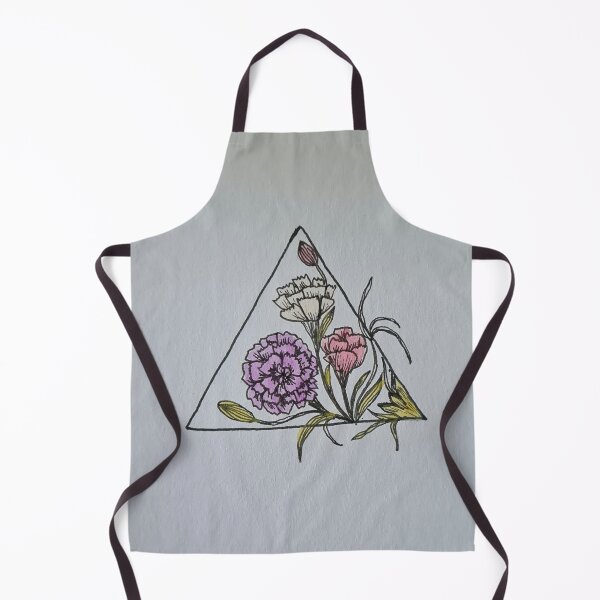 Item preview, Carnation within triangle in colour designed and sold by Fruityletters.