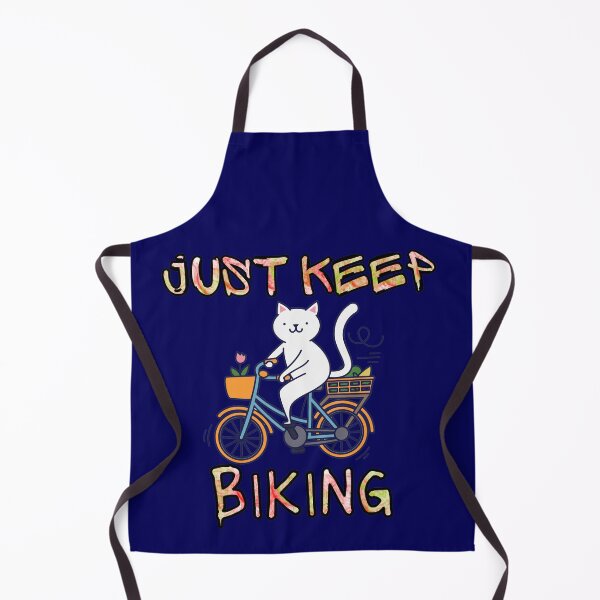 Item preview, Just Keep Biking - Cute Kitty designed and sold by StephenMollie.