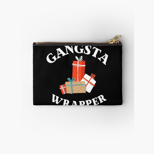 Item preview, Gangsta Wrapper, Funny Christmas holiday pun designed and sold by ArtfulTat.
