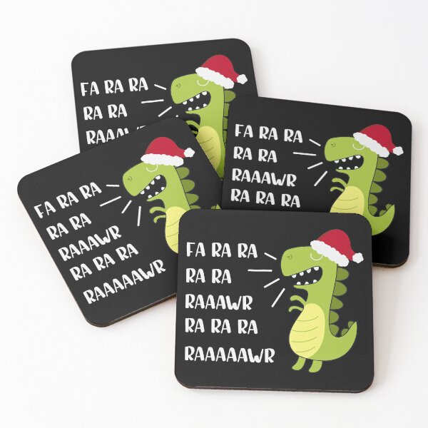 Item preview, Funny Dinosaur T-Rex Christmas Singing designed and sold by HLHStudio.