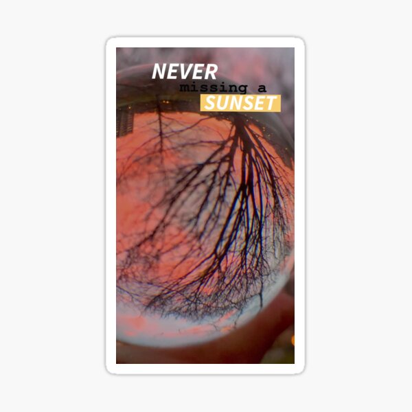 Sunset Lover by Yannis Lobaina Sticker