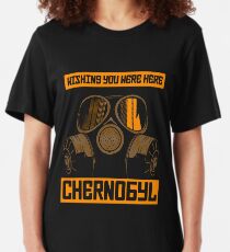 CHERNOBYL-WISHING YOU WERE HERE Slim Fit T-Shirt
