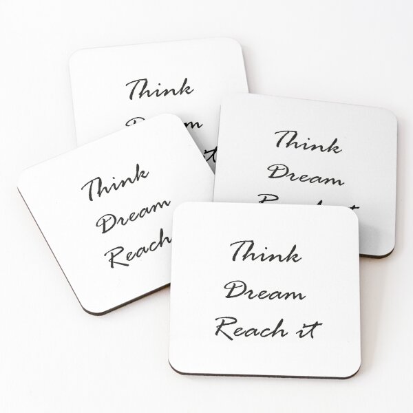 Item preview, Think Dream Reach it designed and sold by JirehShop.
