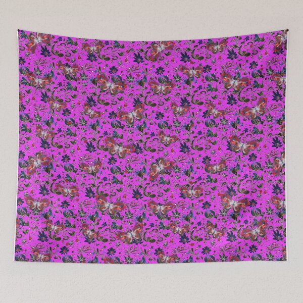 Item preview, Floral Pattern with Butterflies  designed and sold by runati.