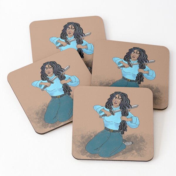 Item preview, black girl cutting off hair designed and sold by mariahmoniquedesign.