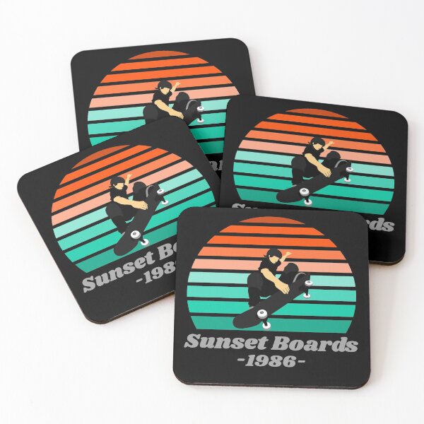Item preview, Sunset Boards Skating since 1986 designed and sold by Six Deers.