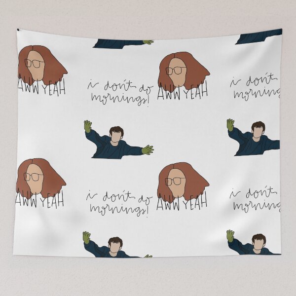 Item preview, STICKER PACK  - Scott Sterling Aww yeah, I don't do mornings designed and sold by Chamomile  Creations.