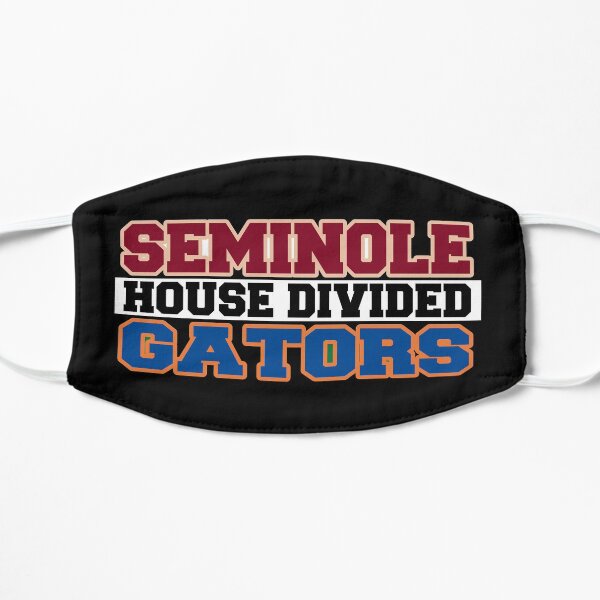Seminole House Divided Gators Flat Mask