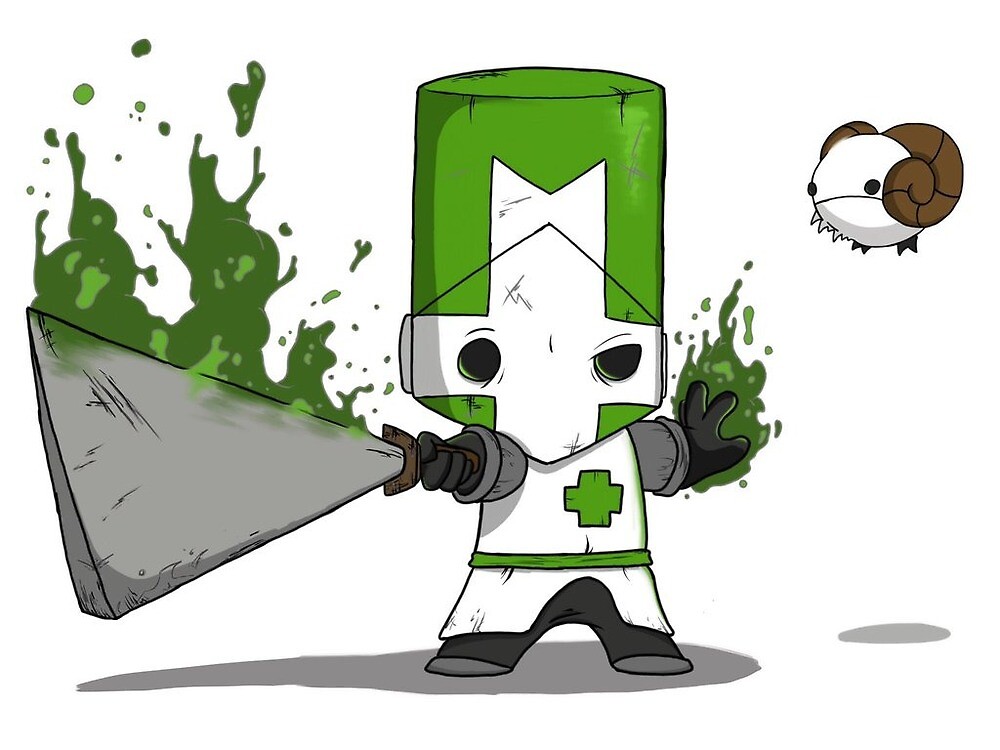 castle crashers green knight