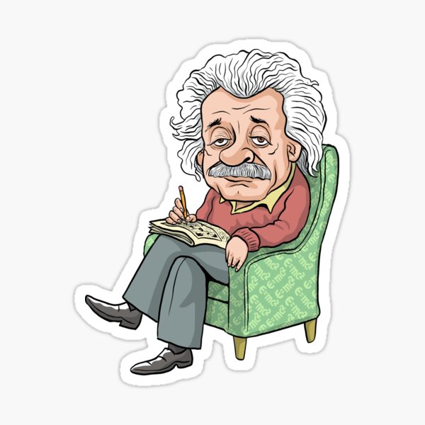 Albert Einstein Sticker