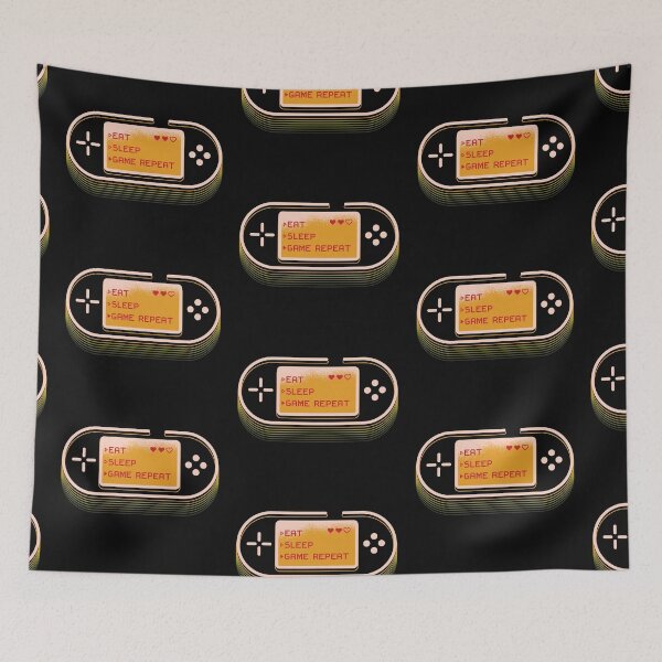 Item preview, Eat Sleep Game Repeat, Video game addict, Video game christmas, Gift for games, Gaming gifts designed and sold by T. MINISTRY.