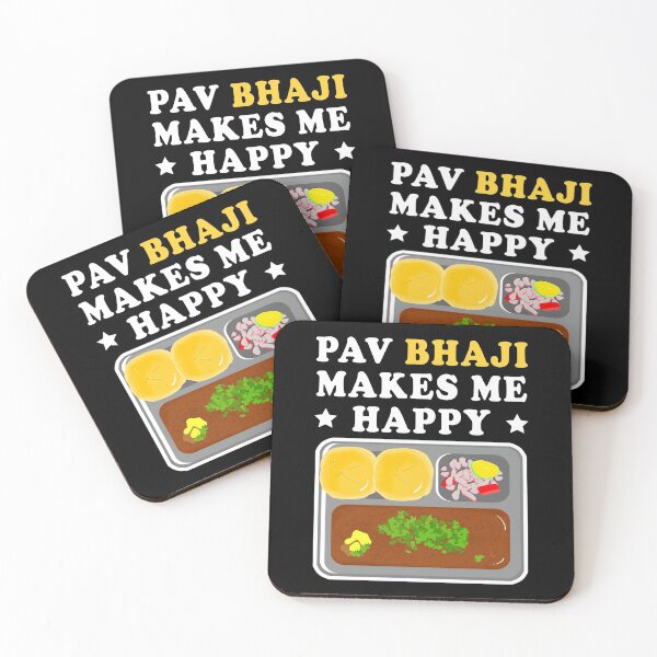 Item preview, Pav Bhaji Makes Me Happy Indian Food designed and sold by vineeth.