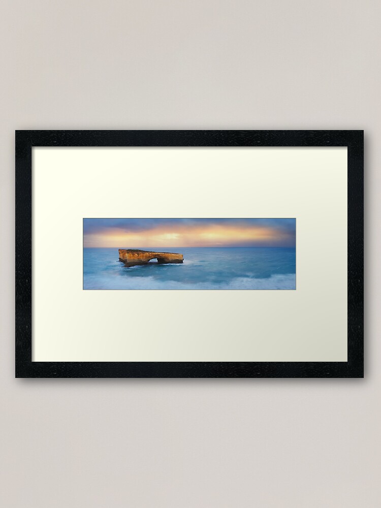 Thumbnail 1 of 7, Framed Art Print, London Arch (Bridge) Great Ocean Road, Victoria, Australia designed and sold by Chockstone.