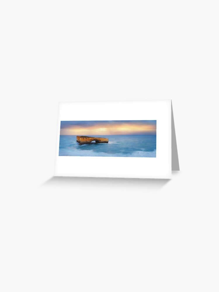 Thumbnail 1 of 2, Greeting Card, London Arch (Bridge) Great Ocean Road, Victoria, Australia designed and sold by Chockstone.