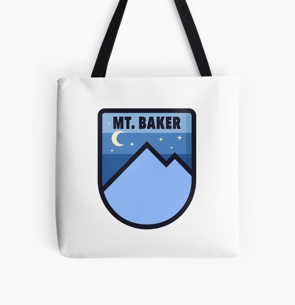 Mount Baker All Over Print Tote Bag