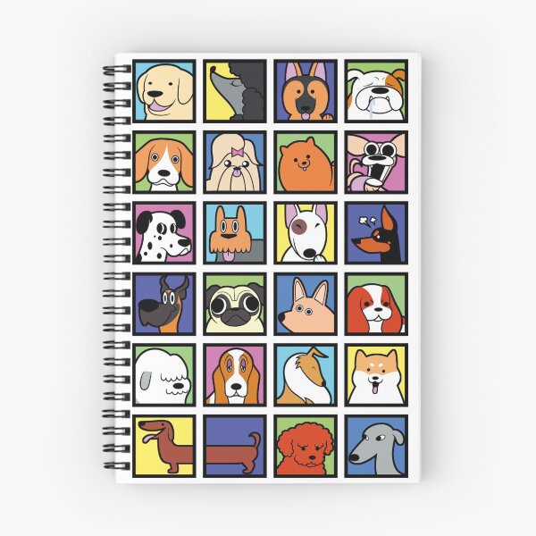 Item preview, Cartoon Dog Breeds designed and sold by JuicySchinken.