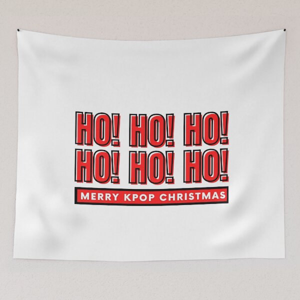 Item preview, Ho! Ho ! Ho! Merry Kpop Christmas - White designed and sold by Kpop Seoul Shop.