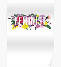 Fem Flowers Poster