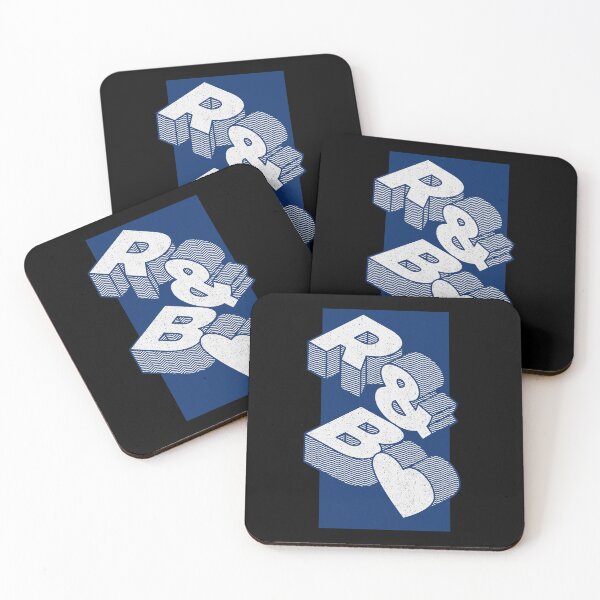 Item preview, Retro R&B Heart Blue designed and sold by findot.