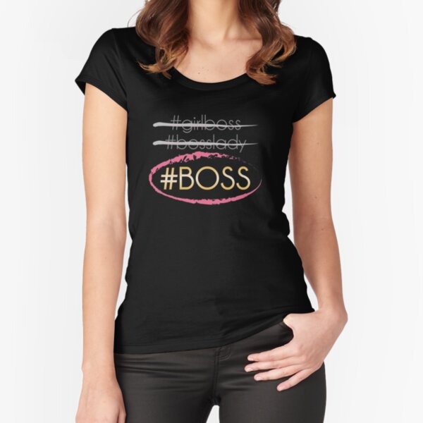 #boss Fitted Scoop T-Shirt