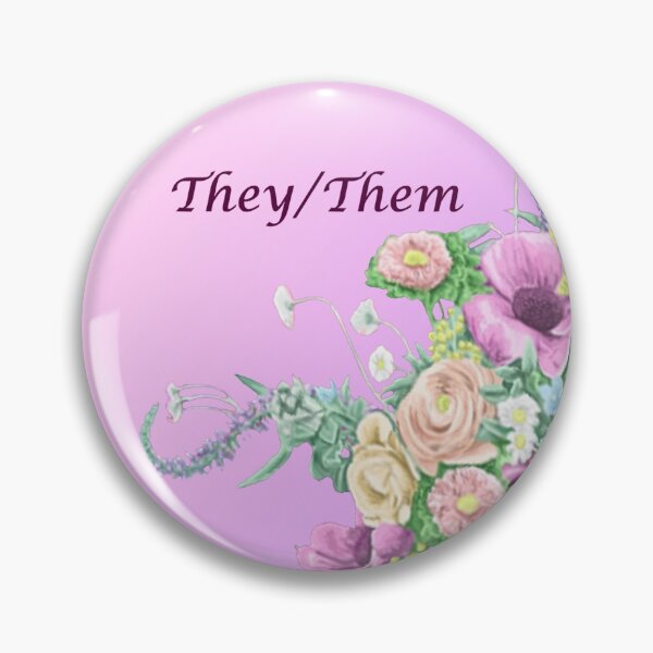 Item preview, They / Them Pronouns designed and sold by chromaticlux.