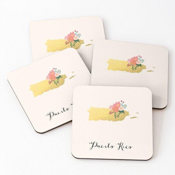 Item preview, Puerto Rico Faux Gold Foil designed and sold by RuumService.