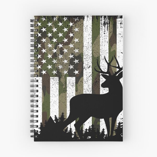 Item preview, Camo American Flag Deer Elk Buck Hunting USA Hunter Gift designed and sold by Messaadi7Ridha.