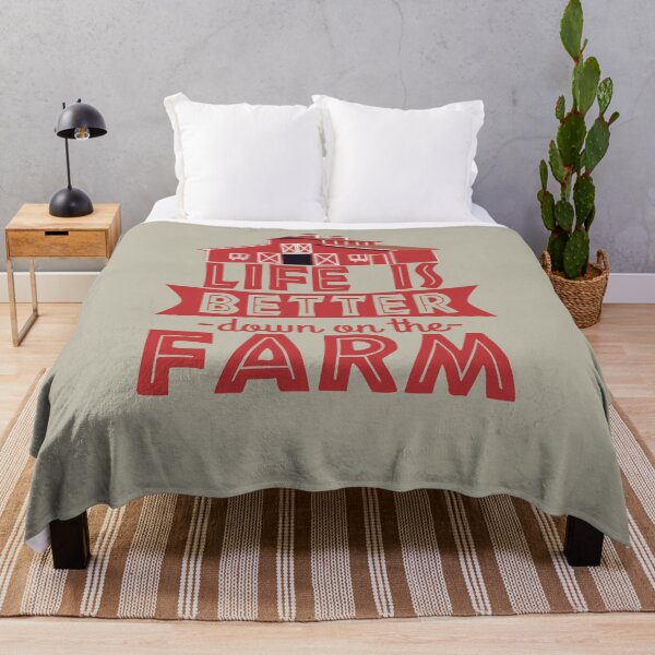 Item preview, Life is Better Down on the Farm designed and sold by ShopLush.