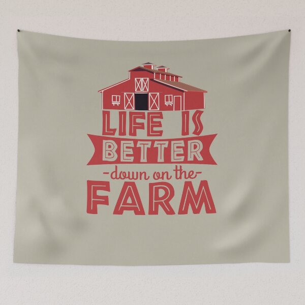 Item preview, Life is Better Down on the Farm designed and sold by ShopLush.