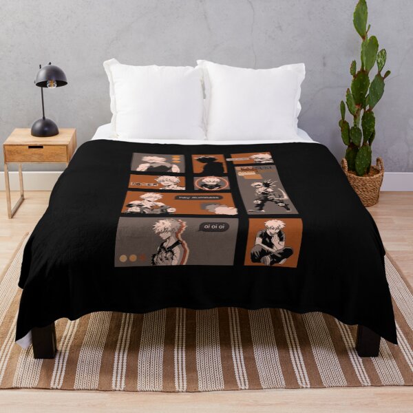 Bakugou Throw Blankets for Sale Redbubble