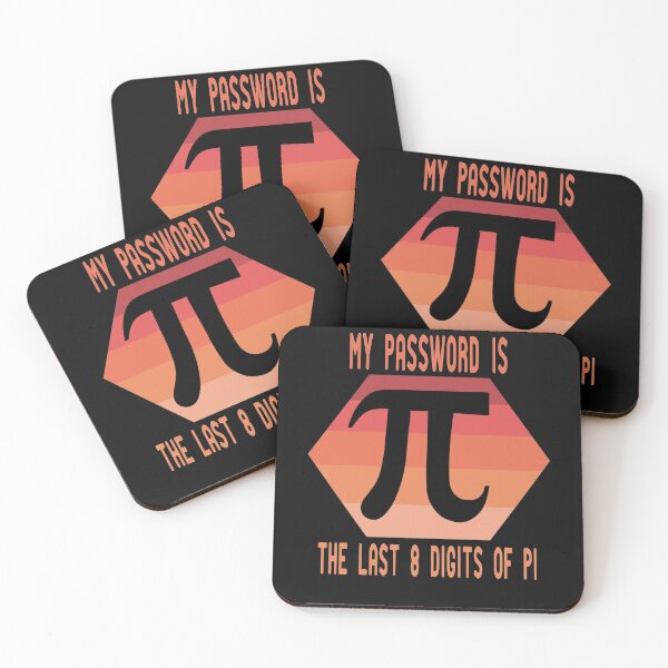 Item preview, My Password Is The Last 8 Digits of Pi Vintage Math Gift designed and sold by Sarah38.